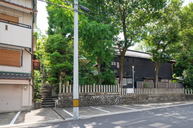 駐車場入り口