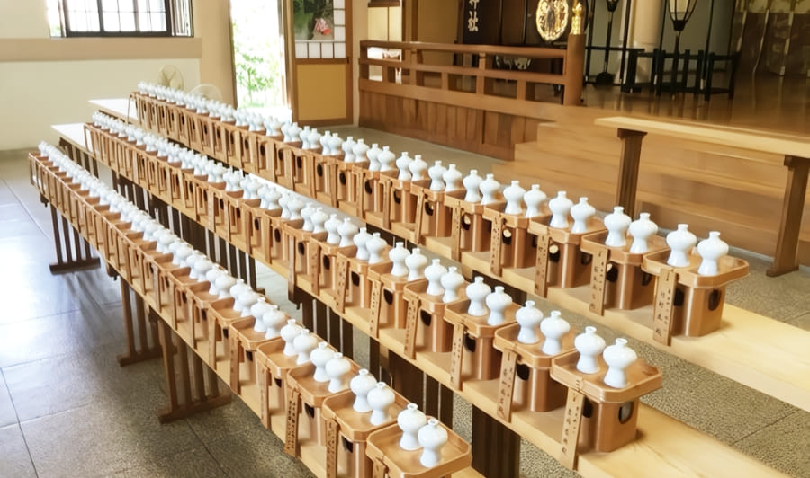 月次祭の様子